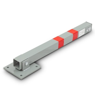 Bituxx – Zestaw 4 składanych stalowych blokad parkingowych | solidna barierka na miejsce parkingowe