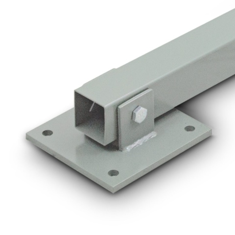 Bituxx – Zestaw 4 składanych stalowych blokad parkingowych | solidna barierka na miejsce parkingowe