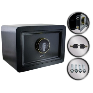 Bituxx sejf biurowy / domowy z zamkiem na szyfr – elektroniczna kasetka bezpieczeństwa