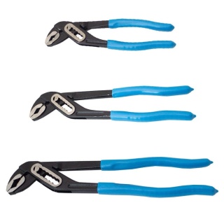 Bituxx zestaw 3 szczypiec do pompy wodnej 175 / 250 / 300 mm – uniwersalne kombinerki hydrauliczne