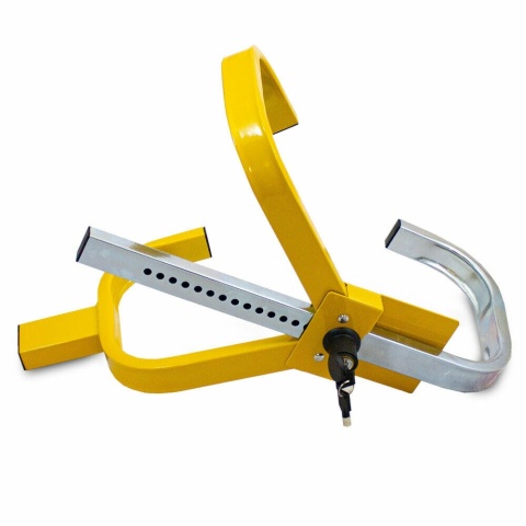 Blokada na koło Bituxx 70 cm zabezpieczenie antykradzieżowe stalowe