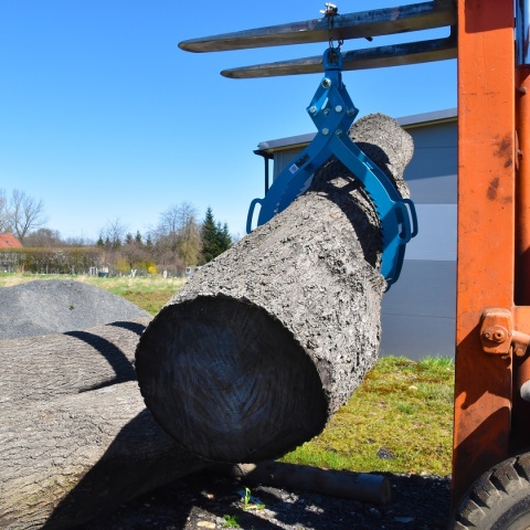 Chwytak do drewna Bituxx 720 mm – kleszcze samozaciskowe 1500 kg