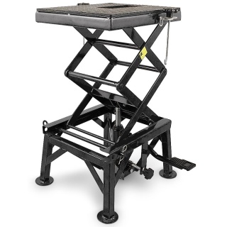 Hydrauliczny podnośnik nożycowy Bituxx 135 kg mobilny podnośnik motocyklowy z regulacją wysokości