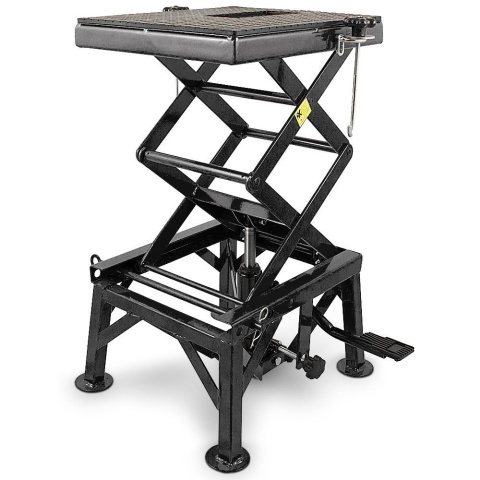 Hydrauliczny podnośnik nożycowy Bituxx 135 kg mobilny podnośnik motocyklowy z regulacją wysokości