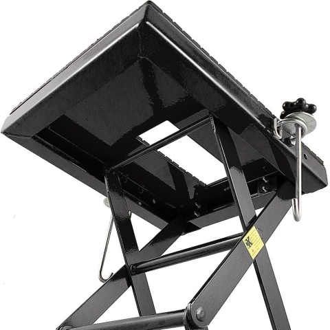 Hydrauliczny podnośnik nożycowy Bituxx 135 kg mobilny podnośnik motocyklowy z regulacją wysokości