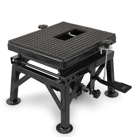 Hydrauliczny podnośnik nożycowy Bituxx 135 kg mobilny podnośnik motocyklowy z regulacją wysokości