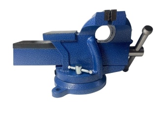 Imadło ślusarskie Bituxx 125 mm – żeliwne, obrotowa podstawa 360°, mocne mocowanie warsztatowe