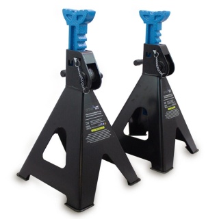 Kobyłki warsztatowe 2 sztuki – podpory stalowe 12 t, regulacja wysokości 51‑78 cm, bezpieczne stojaki