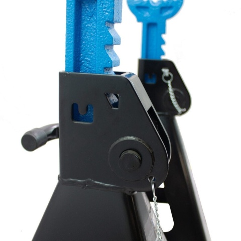 Kobyłki warsztatowe 2 sztuki – podpory stalowe 12 t, regulacja wysokości 51‑78 cm, bezpieczne stojaki