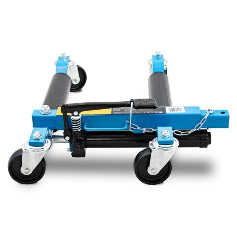 Komplet 4 wózków manewrowych Bituxx 680 kg – hydrauliczny podnośnik pod koła