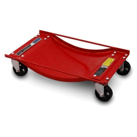 Komplet 4 wózków manewrowych Bituxx 680 kg – stalowy zestaw warsztatowy