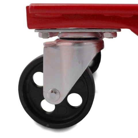 Komplet 4 wózków manewrowych Bituxx 680 kg – stalowy zestaw warsztatowy