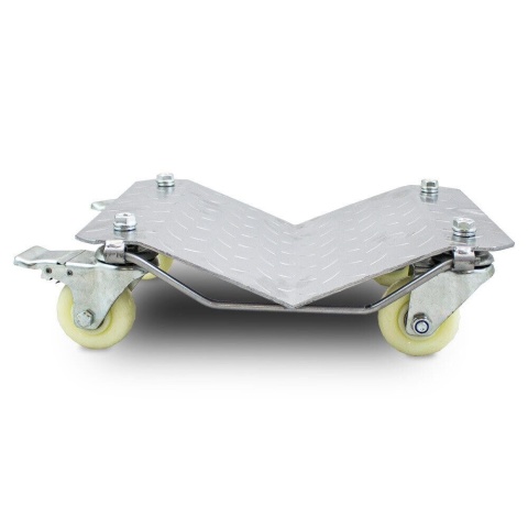 Komplet wózków manewrowych profilowanych 4 szt 680 kg do przemieszczania pojazdów i maszyn