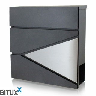 Metalowa skrzynka na listy + gazetnik – nowoczesna skrzynka na listy i prasę