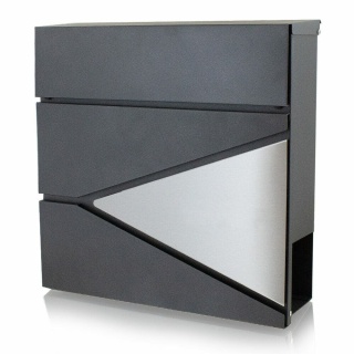 Metalowa skrzynka na listy + gazetnik – nowoczesna skrzynka na listy i prasę