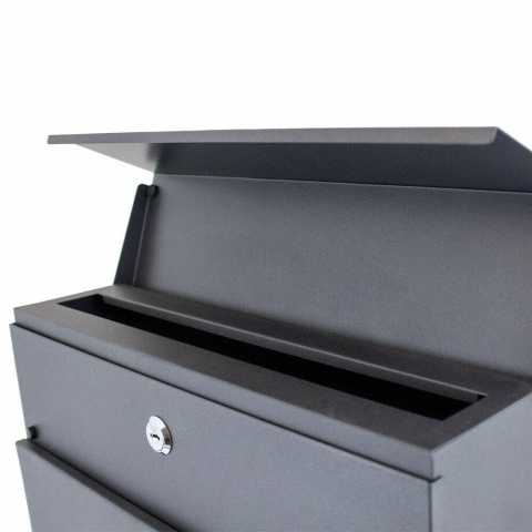 Metalowa skrzynka na listy + gazetnik – nowoczesna skrzynka na listy i prasę