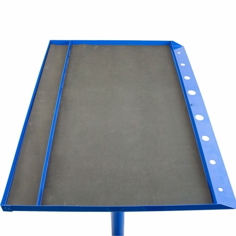 Mobilny stół roboczy warsztatowy – regulowany, na kółkach, do narzędzi