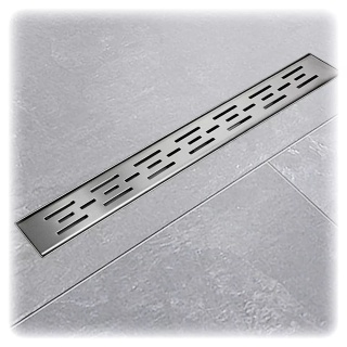 Odpływ liniowy Matrix 90 cm – stal nierdzewna z syfonem