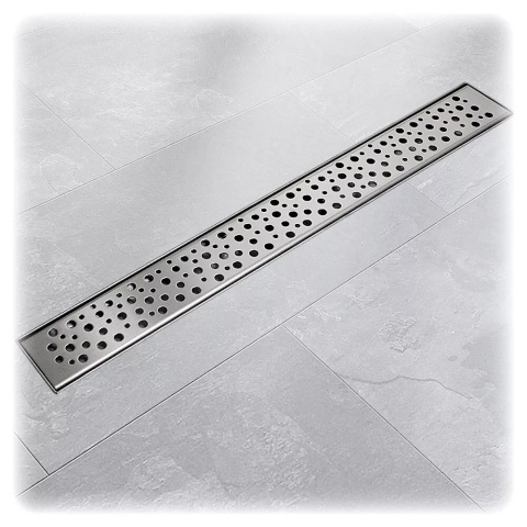 Odpływ liniowy Tropfen 110 cm stal nierdzewna z syfonem