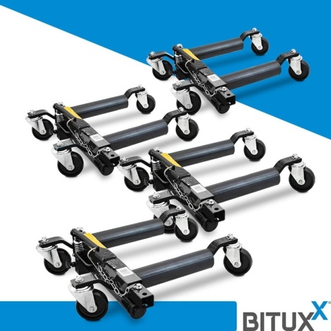 Podnośnik hydrauliczny Bituxx 680 kg – płaski Rangierwagenheber, niskoprofilowy lewarek warsztatowy