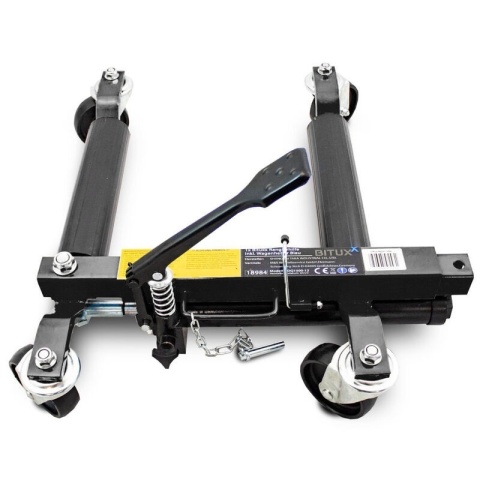 Podnośnik hydrauliczny Bituxx 680 kg – płaski Rangierwagenheber, niskoprofilowy lewarek warsztatowy