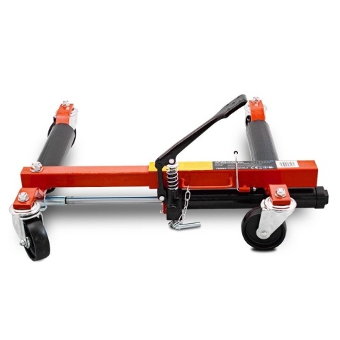 Wózek hydrauliczny manewrowy Bituxx 560 kg – rolkowy podnośnik pod koło auta