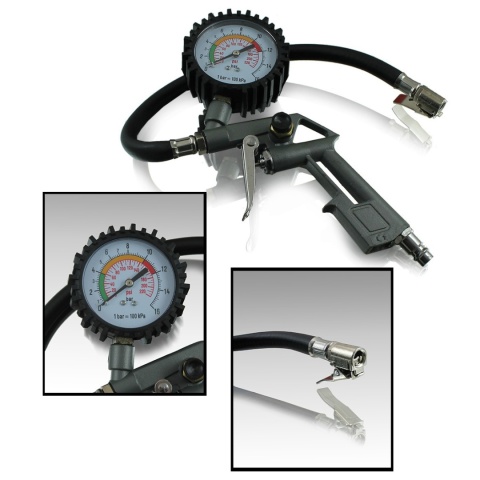 Zestaw 13 el. akcesoriów pneumatycznych do kompresora – narzędzia z szybkozłączkami