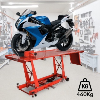 Hydrauliczny podnośnik motocyklowy Bituxx 460 kg – platforma serwisowa, regulowany lift