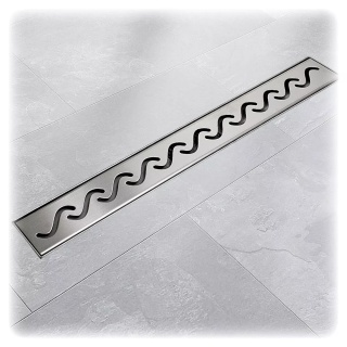 Odpływ prysznicowy Welle 100 cm inox – liniowy odpływ z niskim syfonem