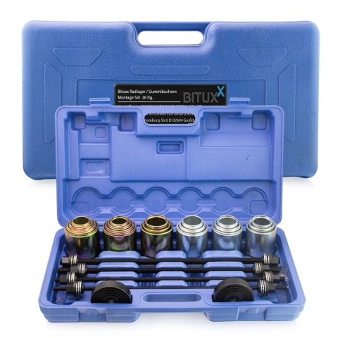 Zestaw ściągaczy Bituxx 26 el – do tulei gumowych i cichych łożysk