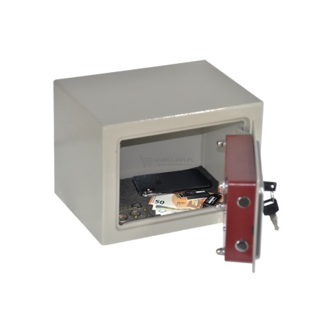 Bituxx Sejf biurowy/domowy – kasetka zamek elektroniczny + 2 klucze