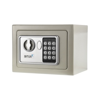 Bituxx Sejf biurowy/domowy – kasetka zamek elektroniczny + 2 klucze