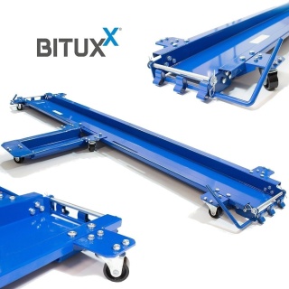 Wózek transportowy do motocykla 270 kg – uniwersalny, stalowy, jezdny