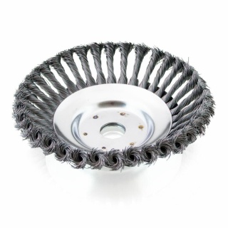 Szczotka druciana do usuwania chwastów Bituxx – do kos i podkaszarek, czyszczenie kostki i fug