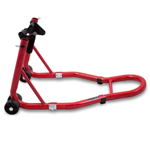 „Stojak motocyklowy — uchwyt przód + tył, stalowy, uniwersalny”