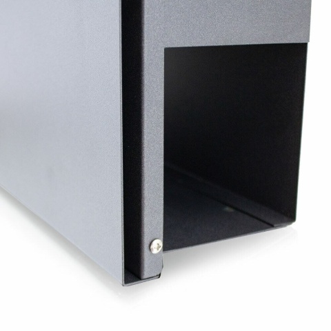 Stylowa skrzynka pocztowa tuba – nowoczesna skrzynka na listy, stalowa