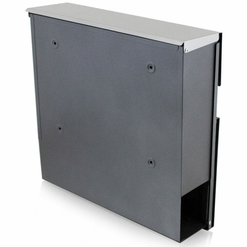 Stylowa skrzynka pocztowa tuba – nowoczesna skrzynka na listy, stalowa