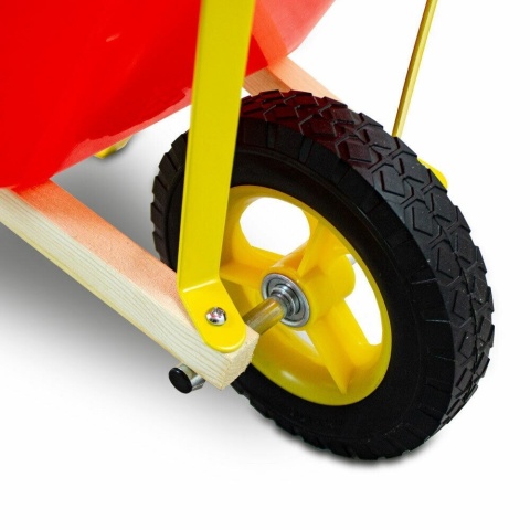 Taczka ogrodowa dla dzieci – zabawkowa taczka do piaskownicy i ogrodu
