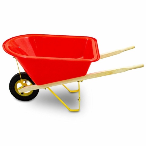 Taczka ogrodowa dla dzieci – zabawkowa taczka do piaskownicy i ogrodu