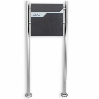 Wolnostojąca skrzynka na listy ze stali INOX – nowoczesna, odporna na warunki atmosferyczne skrzynka pocztowa