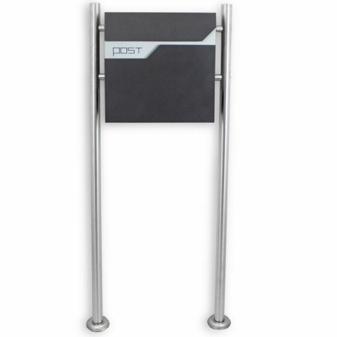 Wolnostojąca skrzynka na listy ze stali INOX – nowoczesna, odporna na warunki atmosferyczne skrzynka pocztowa