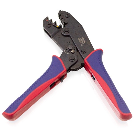 Zaciskarka konektorów + zestaw 700 końcówek Bituxx – szczypce do kabli 0,5–6 mm²