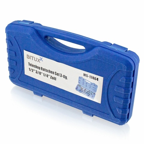 Zestaw narzędzi Bituxx – 3 klucze + 3 nasadki udarowe, 6 elementów