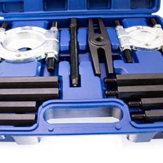 Zestaw ściągaczy do łożysk 14 el – separator z nożem rozdzielającym