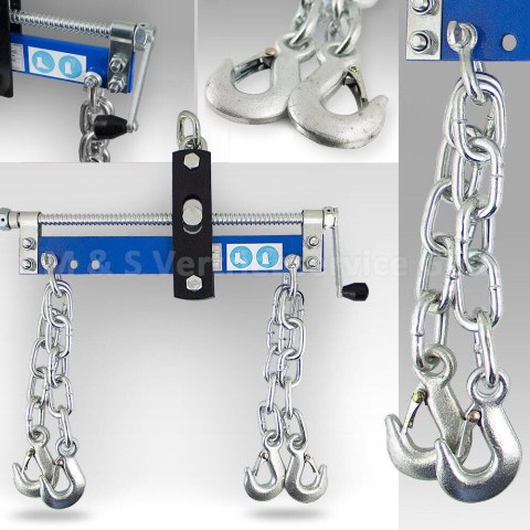 BELKA BALASTOWA DO PODWIESZANIA SILNIKÓW ŻURAW WARSZTATOWY DO 500KG TRAWERS