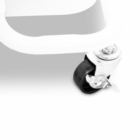 BEŻOWY WÓŻEK KUCHENNY BAREK NA KÓŁKACH Z PRZEGRODAMI WIELOFUNKCYJNY