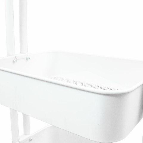 BEŻOWY WÓŻEK KUCHENNY BAREK NA KÓŁKACH Z PRZEGRODAMI WIELOFUNKCYJNY