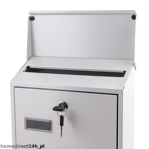 BIAŁA METALOWA SKRZYNKA ORYGINALNA NA LISTY POCZTOWA SOLIDNA