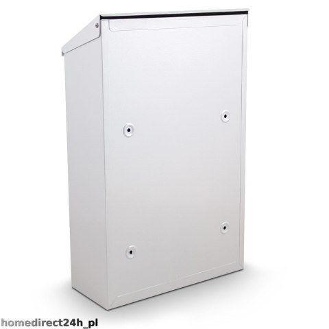 BIAŁA METALOWA SKRZYNKA ORYGINALNA NA LISTY POCZTOWA SOLIDNA