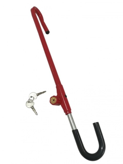 BLOKADA ANTYKRADZIEŻOWA DO AUTA NA KIEROWNICĘ PEDAŁ 2 KLUCZE